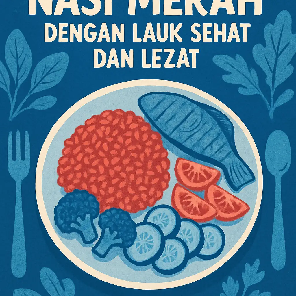 Resep Nasi Merah dengan Lauk Sehat dan Lezat